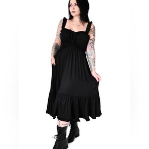 Foxblood Miranda Midi Black Dress XL